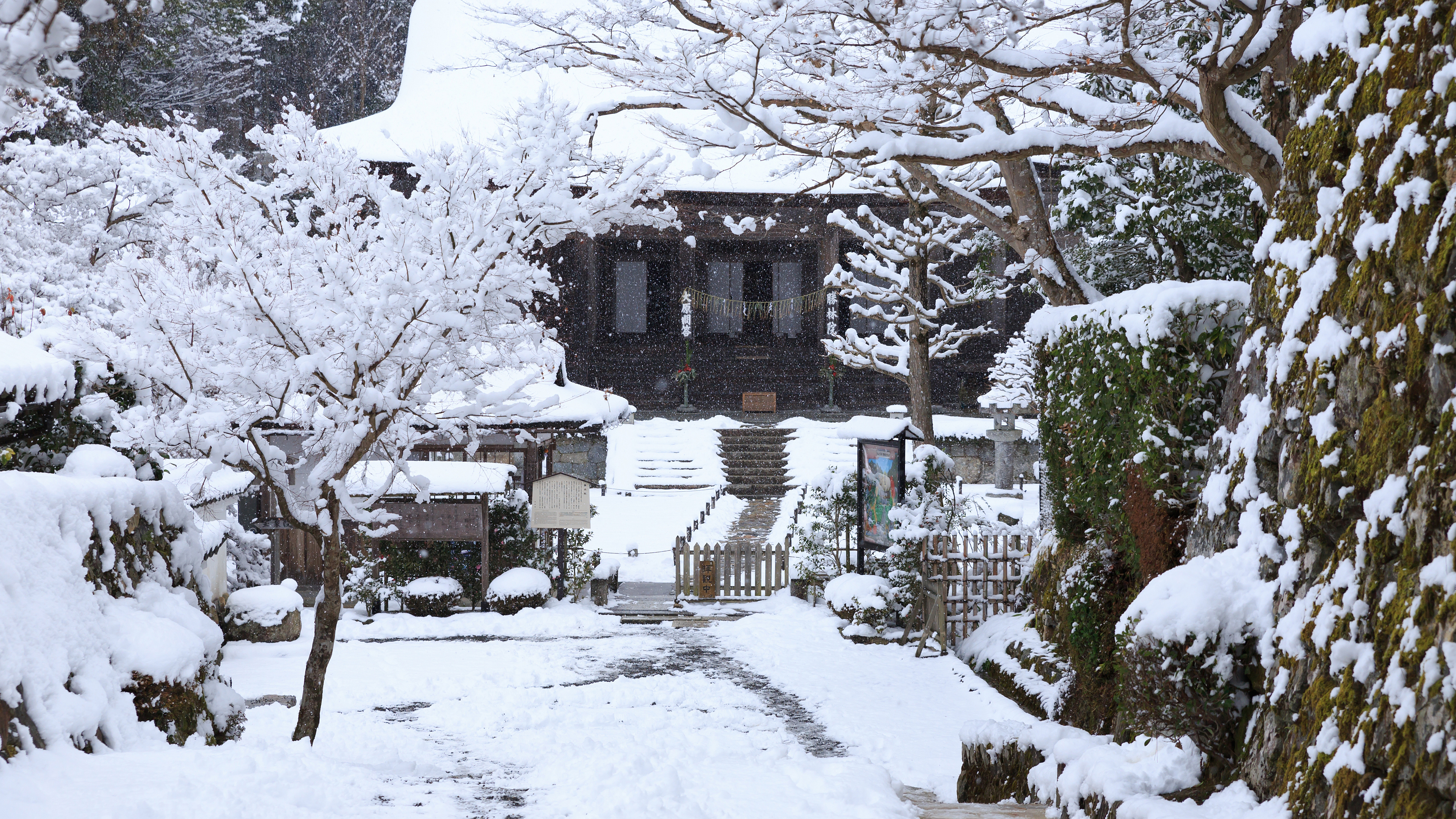 4k 13年 冬の京都 雪の京都 壁紙その1 計9枚 壁紙 日々駄文